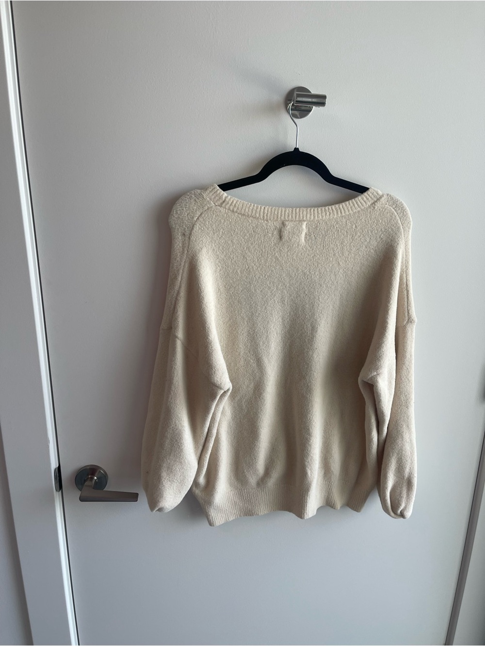 Thread and Supply Cream 'Chicago' Knit Sweater - Classic Pullover - Picture 5 of 5